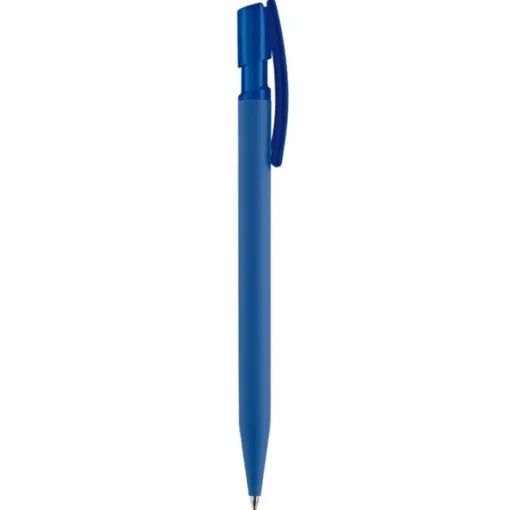 Gift Campaign Penna in plastica trasparente con finitura morbido e inchiostro blu> Penne Di Plastica