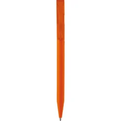 Gift Campaign Penna in plastica trasparente con finitura morbido e inchiostro blu></noscript> Penne Di Plastica