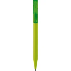 Gift Campaign Penna in plastica trasparente con finitura morbido e inchiostro blu></noscript> Penne Di Plastica