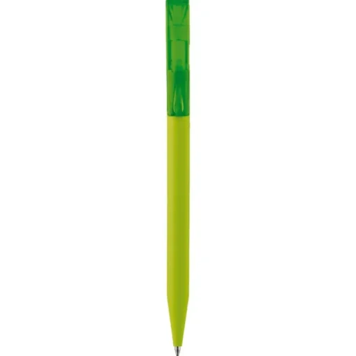 Gift Campaign Penna in plastica trasparente con finitura morbido e inchiostro blu> Penne Di Plastica