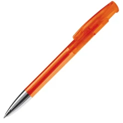 Gift Campaign Penna in plastica trasparente con punta metallica e inchiostro blu></noscript> Penne Di Plastica