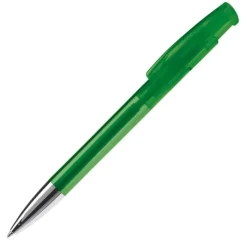 Gift Campaign Penna in plastica trasparente con punta metallica e inchiostro blu></noscript> Penne Di Plastica