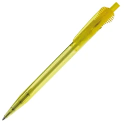 Gift Campaign Penna in plastica trasparente con originale clip e inchiostro blu></noscript> Penne Di Plastica