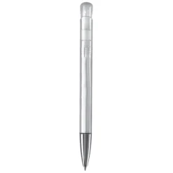 Gift Campaign Penna in plastica trasparente con puntale in metallo e inchiostro blu></noscript> Penne Di Plastica