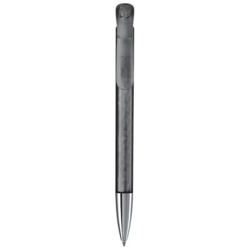 Gift Campaign Penna in plastica trasparente con puntale in metallo e inchiostro blu> Penne Di Plastica
