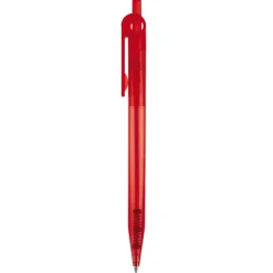 Gift Campaign Penna in plastica trasparente clip piatta e inchiostro sintetico blu></noscript> Penne Di Plastica