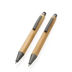 Gift Campaign Penna inchiostro blu e Portamine in bambù FSC personalizzati Conscious> Gadget Ecologici|Penne Ecologiche