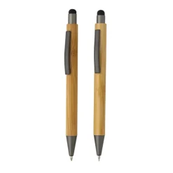 Gift Campaign Penna inchiostro blu e Portamine in bambù FSC personalizzati Conscious> Gadget Ecologici|Penne Ecologiche