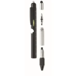 Gift Campaign Penna multiuso in acciaio con sistema twist ed inchiostro blu> Altri Attrezzi|Penne In Metallo
