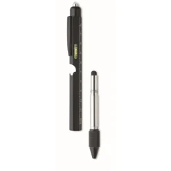Gift Campaign Penna multiuso in acciaio con sistema twist ed inchiostro blu> Altri Attrezzi|Penne In Metallo
