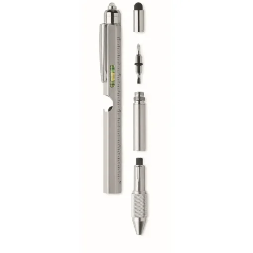 Gift Campaign Penna multiuso in acciaio con sistema twist ed inchiostro blu> Altri Attrezzi|Penne In Metallo