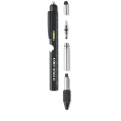 Gift Campaign Penna multiuso in acciaio con sistema twist ed inchiostro blu></noscript> Altri Attrezzi|Penne In Metallo