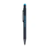 Gift Campaign Penna nera biro personalizzabile in alluminio inchiostro blu Laser> Penne Touch|Penne In Metallo