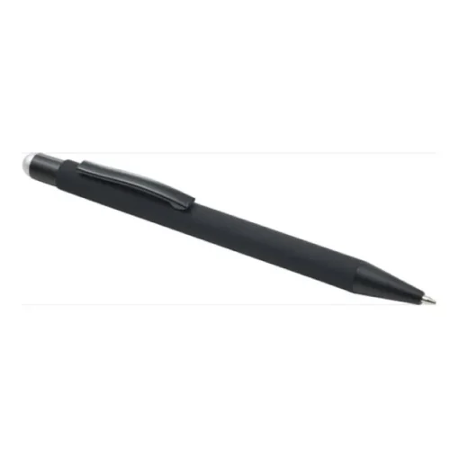 Gift Campaign Penna nera biro personalizzabile in alluminio inchiostro blu Laser> Penne Touch|Penne In Metallo