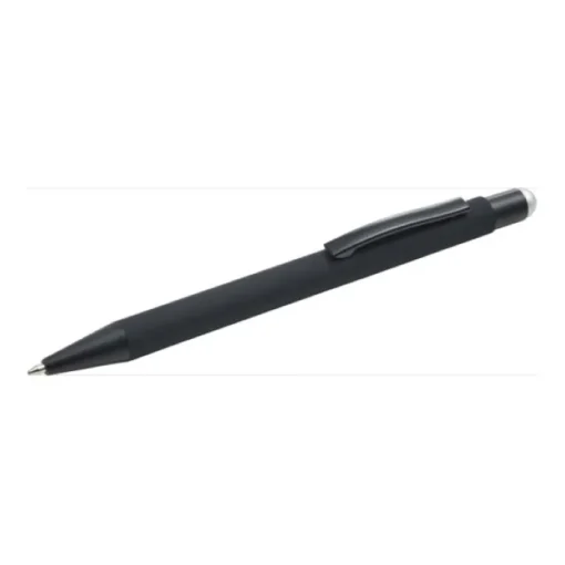 Gift Campaign Penna nera biro personalizzabile in alluminio inchiostro blu Laser> Penne Touch|Penne In Metallo