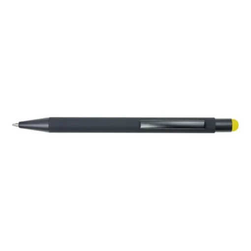 Gift Campaign Penna nera biro personalizzabile in alluminio inchiostro blu Laser> Penne Touch|Penne In Metallo
