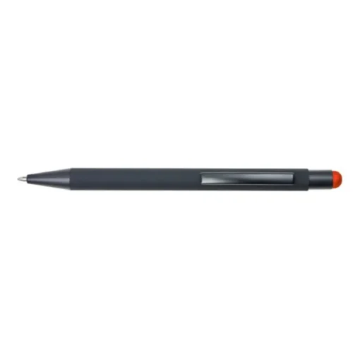 Gift Campaign Penna nera biro personalizzabile in alluminio inchiostro blu Laser> Penne Touch|Penne In Metallo