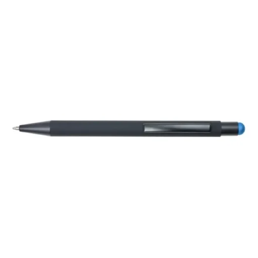 Gift Campaign Penna nera biro personalizzabile in alluminio inchiostro blu Laser> Penne Touch|Penne In Metallo