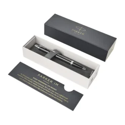 Gift Campaign Penna personalizzata con dettagli in oro inchiostro blu Parker IM Gold> Penne In Metallo