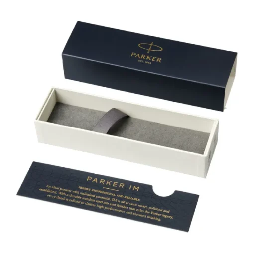 Gift Campaign Penna personalizzata con dettagli in oro inchiostro blu Parker IM Gold> Penne In Metallo