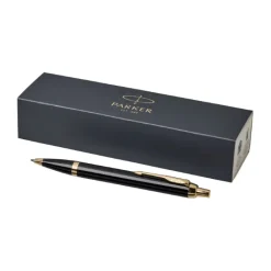 Gift Campaign Penna personalizzata con dettagli in oro inchiostro blu Parker IM Gold></noscript> Penne In Metallo