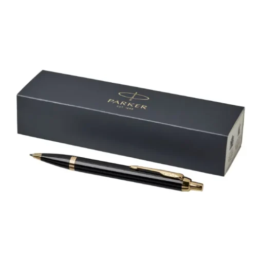 Gift Campaign Penna personalizzata con dettagli in oro inchiostro blu Parker IM Gold> Penne In Metallo