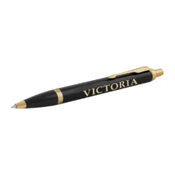 Gift Campaign Penna personalizzata con dettagli in oro inchiostro blu Parker IM Gold></noscript> Penne In Metallo