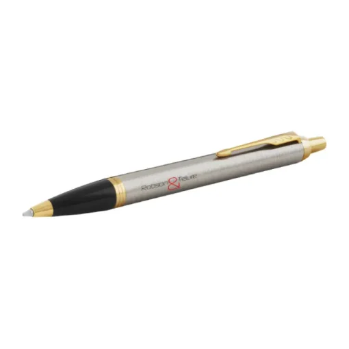 Gift Campaign Penna personalizzata con dettagli in oro inchiostro blu Parker IM Gold> Penne In Metallo