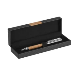Gift Campaign Penna promozionale con dettagli in sughero inchiostro blu NatureSet> Penne Ecologiche