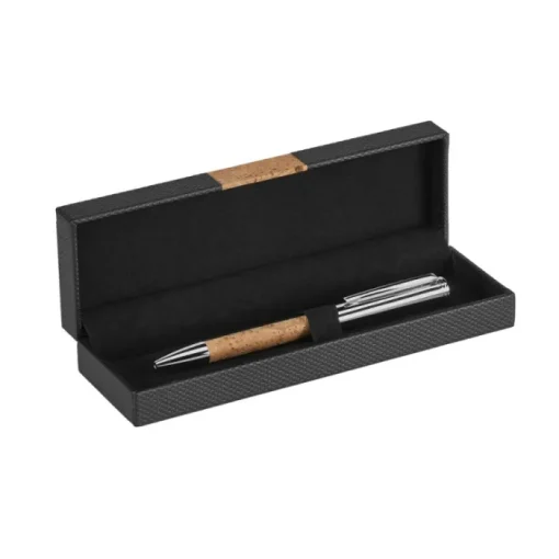 Gift Campaign Penna promozionale con dettagli in sughero inchiostro blu NatureSet> Penne Ecologiche