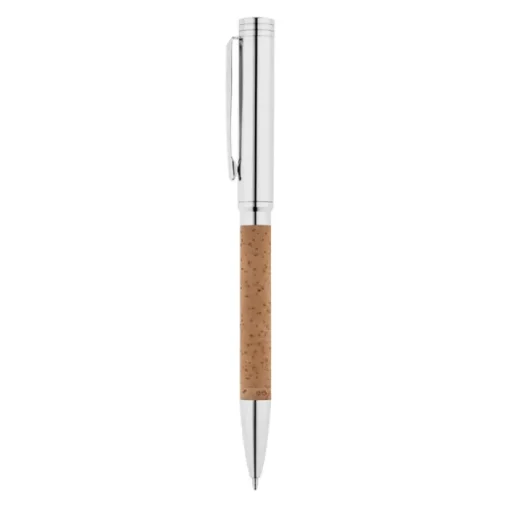 Gift Campaign Penna promozionale con dettagli in sughero inchiostro blu NatureSet> Penne Ecologiche