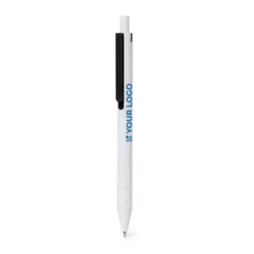 Gift Campaign Penna promozionale in ABS riciclato e clip colorata con inchiostro blu> Penne Ecologiche|Penne Di Plastica
