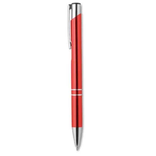 Gift Campaign Penna promozionale in alluminio con inchiostro blu Aster> Gadget Per Parrucchieri|Gadget Per La Scuola
