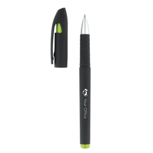 Gift Campaign Penna pubblicitaria con inchiostro gel inchiostro nero DuoGel> Penne Di Plastica