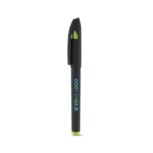 Gift Campaign Penna pubblicitaria con inchiostro gel inchiostro nero DuoGel> Penne Di Plastica