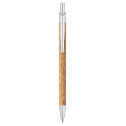 Gift Campaign Penna pubblicitaria di sughero con custodia inchiostro blu Natural> Penne Ecologiche