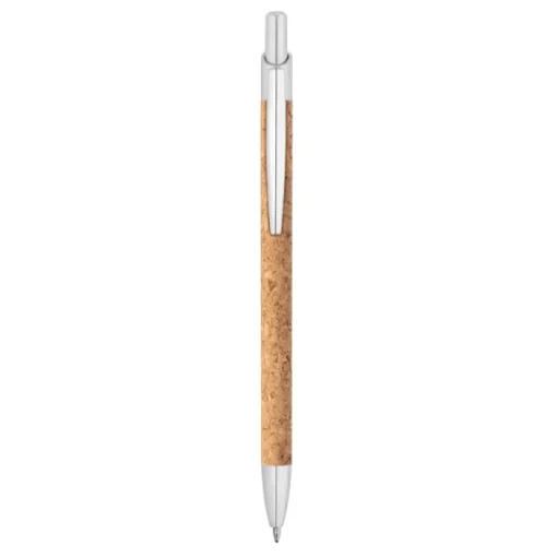 Gift Campaign Penna pubblicitaria di sughero con custodia inchiostro blu Natural> Penne Ecologiche