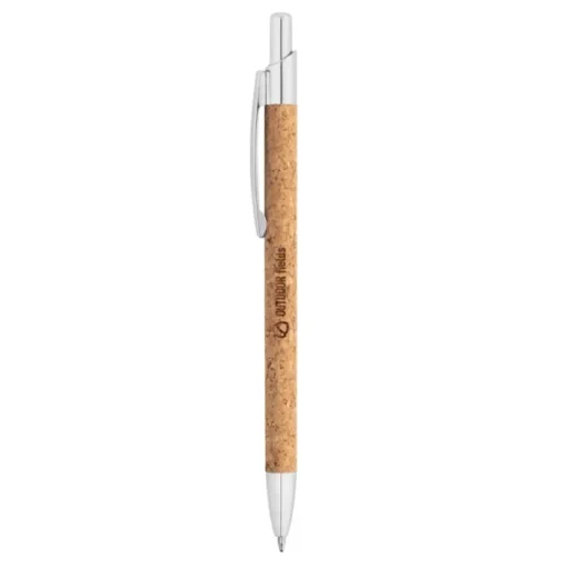Gift Campaign Penna pubblicitaria di sughero con custodia inchiostro blu Natural> Penne Ecologiche