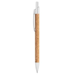 Gift Campaign Penna pubblicitaria di sughero con custodia inchiostro blu Natural></noscript> Penne Ecologiche