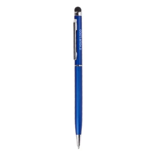 Gift Campaign Penna sottile cromata con punta touch inchiostro blu Vip Thin> Penne Touch|Penne In Metallo