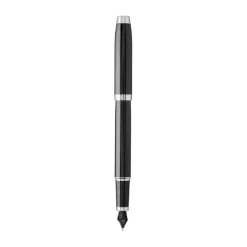 Gift Campaign Penna stilografica con logo inchiostro blu in metallo Parker IM Silver> Penne In Metallo