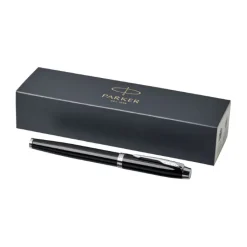 Gift Campaign Penna stilografica con logo inchiostro blu in metallo Parker IM Silver></noscript> Penne In Metallo