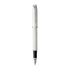 Gift Campaign Penna stilografica con logo inchiostro blu in metallo Parker IM Silver></noscript> Penne In Metallo