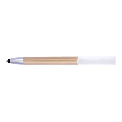 Gift Campaign Penna touch con clip per supporto inchiostro blu Bambù Versatile> Penne Ecologiche