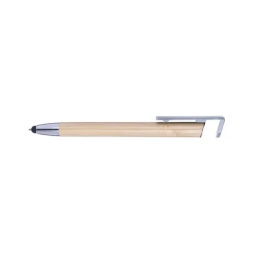 Gift Campaign Penna touch con clip per supporto inchiostro blu Bambù Versatile> Penne Ecologiche