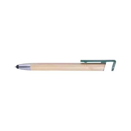 Gift Campaign Penna touch con clip per supporto inchiostro blu Bambù Versatile> Penne Ecologiche