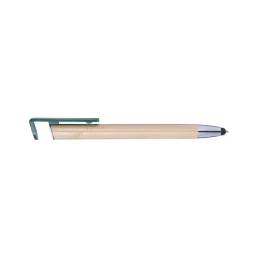 Gift Campaign Penna touch con clip per supporto inchiostro blu Bambù Versatile> Penne Ecologiche