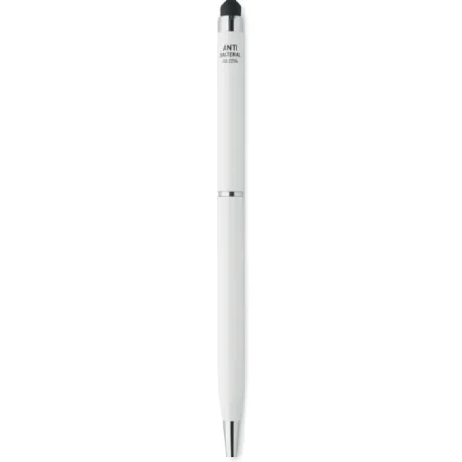 Gift Campaign Penna touch in alluminio con trattamento antibatterico, inchiostro blu> Penne In Metallo