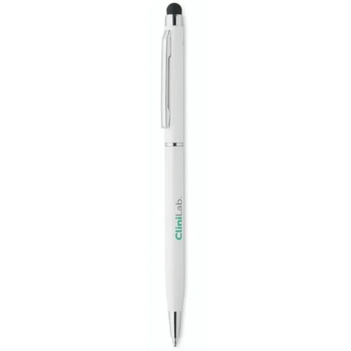 Gift Campaign Penna touch in alluminio con trattamento antibatterico, inchiostro blu> Penne In Metallo
