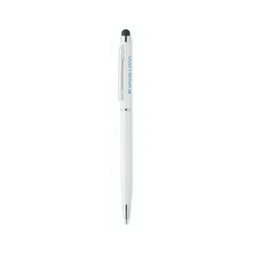 Gift Campaign Penna touch in alluminio con trattamento antibatterico, inchiostro blu> Penne In Metallo